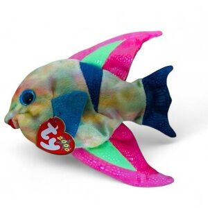 Aruba Beanie Baby Rainbow Fish Vintage 2000